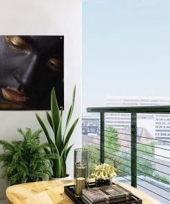 MuchoWow Outdoor-Poster 50x50 Frau - Gold - -Gartenaccessoires Verkäufe 2022 69d293a8c37d43609ffc482a3645a6ed