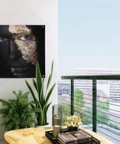 MuchoWow Outdoor-Poster 50x50 Frau - Schwarz - -Gartenaccessoires Verkäufe 2022 6be8137e41a84a188e6da7799477739d