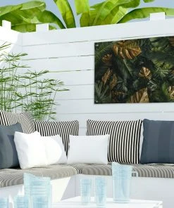 MuchoWow Outdoor-Poster 60x40 Blätter - Muster -Gartenaccessoires Verkäufe 2022 6c2b624cd8d84fe4b963064c891b2a2d
