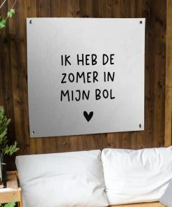 MuchoWow Outdoor-Poster 100x100 Ich habe den -Gartenaccessoires Verkäufe 2022 6c2cd4a09e154686ac73b1557ffba80d