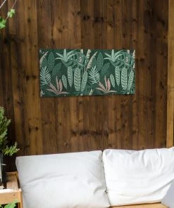 MuchoWow Outdoor-Poster 80x40 Blätter - -Gartenaccessoires Verkäufe 2022 6c582c22482a48048461f56b5971d8a2