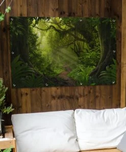 MuchoWow Outdoor-Poster 120x80 Dschungel - -Gartenaccessoires Verkäufe 2022 6c6605377a8e4b20a7e4b0f4d509af19