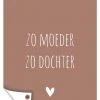MuchoWow Outdoor-Poster 120x180 Wie die Mutter