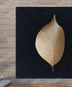 MuchoWow Outdoor-Poster 200x200 Blätter - Gold -Gartenaccessoires Verkäufe 2022 6eb91a95ce4d4a7db9c81384262e44c7