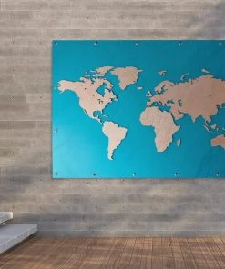 MuchoWow Outdoor-Poster 180x120 Weltkarte - -Gartenaccessoires Verkäufe 2022 6f529512773c4b61abbf7588c08fe5fd