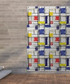 MuchoWow Outdoor-Poster 120x180 Mondrian - -Gartenaccessoires Verkäufe 2022 70ad63e56f1d46439212e96a143563cc