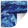MuchoWow Outdoor-Poster 100x100 Marmor - Blau