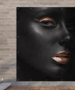 MuchoWow Outdoor-Poster 200x200 Frau - Make-up -Gartenaccessoires Verkäufe 2022 71c819a90b1041d39897b243b36ec79a