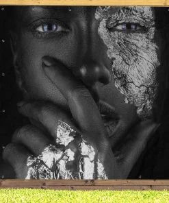 MuchoWow Outdoor-Poster 200x200 Weiblich - -Gartenaccessoires Verkäufe 2022 71e994f9de6d4eee8bb0d0b0192149d8