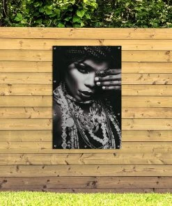 MuchoWow Outdoor-Poster 80x120 Frau - Schmuck -Gartenaccessoires Verkäufe 2022 7327e3ff196d4bc4823ee8dd9a88e589