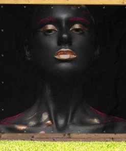 MuchoWow Outdoor-Poster 200x200 Frau - Rosa - -Gartenaccessoires Verkäufe 2022 73873585a9aa4cd69103691e1933def7