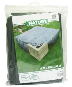 NATURE Schaukelabdeckung - Nature Gartenmöbelabdeckung für niedrigen Tisch Stühle 250x250x70 cm -Gartenaccessoires Verkäufe 2022 739bc8c5075b4b728bd3908244582ad6