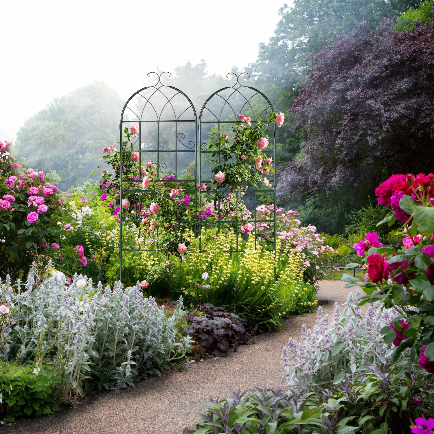 Relaxdays Rankgitter im 2er Set 150 cm 4 Relaxdays Rankgitter im 2er Set 150 cm – Bild 2