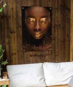 MuchoWow Outdoor-Poster 60x90 Schwarz und Gold -Gartenaccessoires Verkäufe 2022 74f23a8e368c498f9383eb34e910b9c1