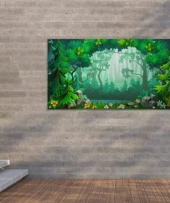 MuchoWow Outdoor-Poster 160x80 Wald - Blumen - -Gartenaccessoires Verkäufe 2022 77580327ac7b4da6b347fab5af37786b 1