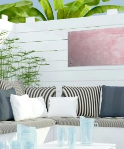 MuchoWow Outdoor-Poster 60x30 Marmor - Rosa - -Gartenaccessoires Verkäufe 2022 77944a8681be4af6a50fe3392252b5c7