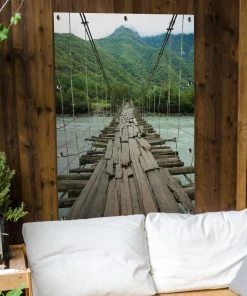 MuchoWow Outdoor-Poster 80x120 Brücke - Holz - -Gartenaccessoires Verkäufe 2022 78a98a9722eb4fd48847ab3096e70837