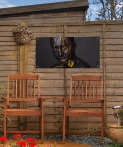 MuchoWow Outdoor-Poster 60x30 Frau - Gold - -Gartenaccessoires Verkäufe 2022 79ff5cf7254447f1b71247d6077c72f3