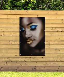 MuchoWow Outdoor-Poster 80x120 Schwarz und -Gartenaccessoires Verkäufe 2022 7a2d9850c8234c999c35e46ac385f957