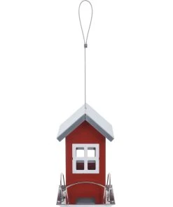 Progarden Vogelhaus HOUSE aus Metall, rot