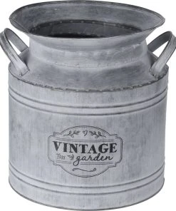 Home&Styling Collection Deko-Milchkanne aus Metall, Ø 21 x 22 cm