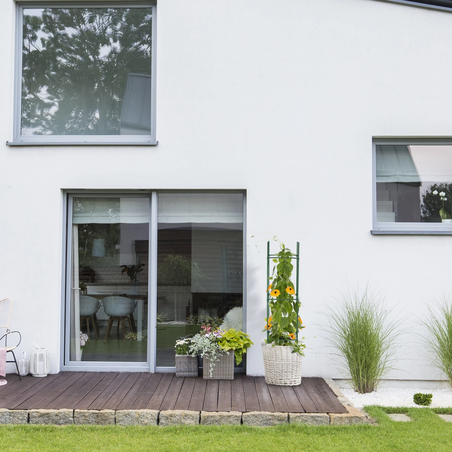 Relaxdays Rankhilfe 4er Set 120 cm 6 Relaxdays Rankhilfe 4er Set 120 cm – Bild 4