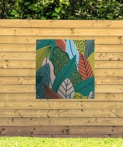 MuchoWow Outdoor-Poster 100x100 Blättern - -Gartenaccessoires Verkäufe 2022 7bfe8586bc764f3c974fd3a07887607d