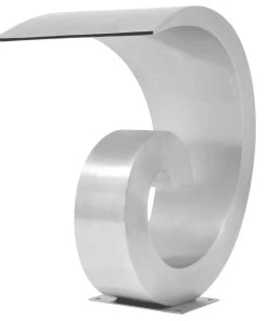 VidaXL Poolbrunnen - vidaXL Pool-Wasserfall Edelstahl 50x30x53 cm Silbern