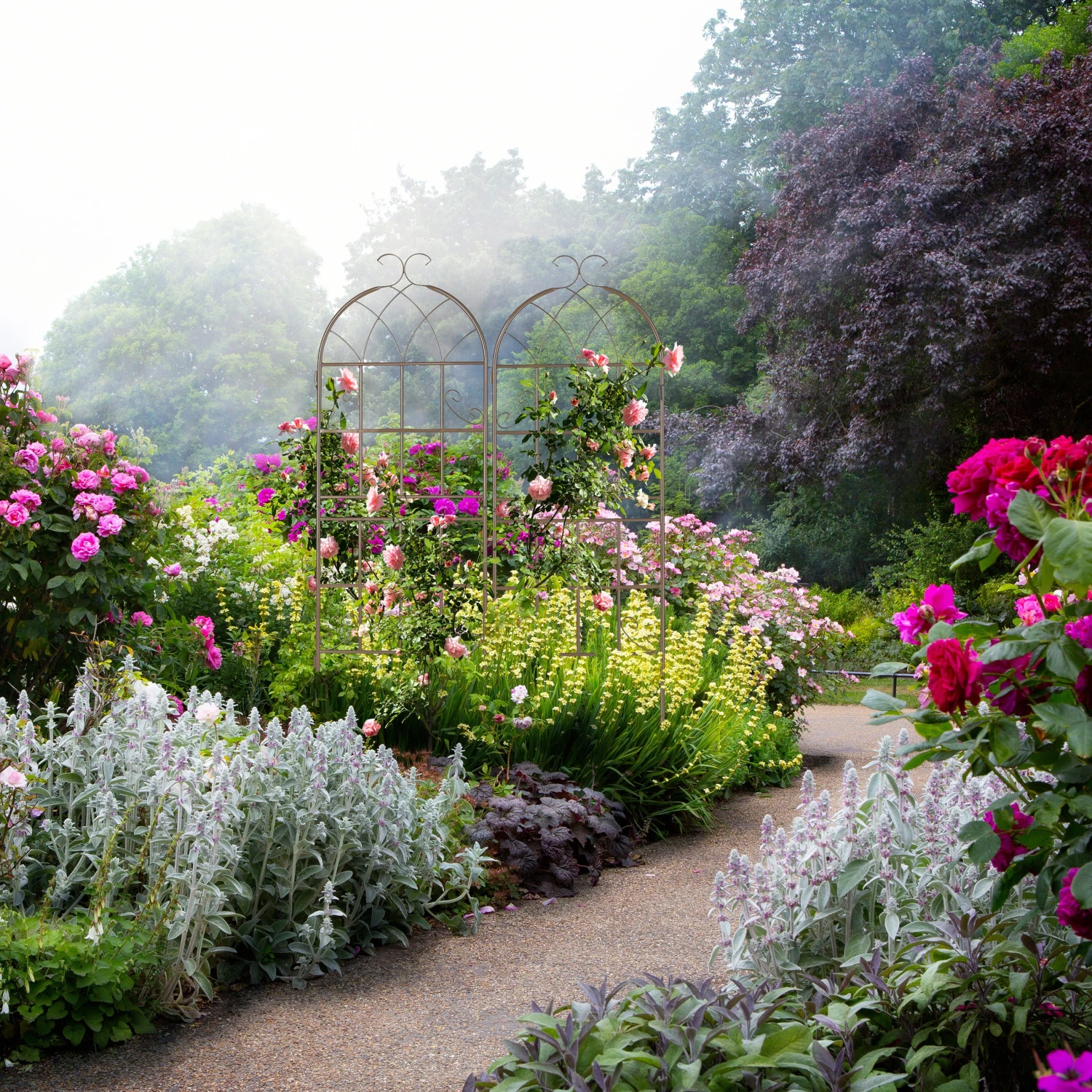 Relaxdays Rankgitter 2er Set 150 cm 4 Relaxdays Rankgitter 2er Set 150 cm – Bild 2