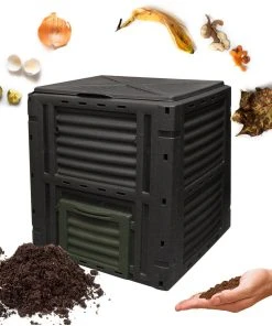 Progarden Gartenkomposter, geschlossen - 450 l -Gartenaccessoires Verkäufe 2022 7ed9b8e8d75e4c47831f965465dae1cc