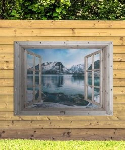 MuchoWow Outdoor-Poster 160x120 Aussicht - -Gartenaccessoires Verkäufe 2022 7f78d74a9951424eaad10f659ce0d901