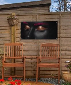 MuchoWow Outdoor-Poster 60x30 Frau - Make-up - -Gartenaccessoires Verkäufe 2022 80283aa14d3b4105878e2221b8bd54a2