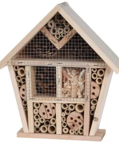 Progarden Insektenhaus HÜTTE, Holz, 25 x 10,5 x 29