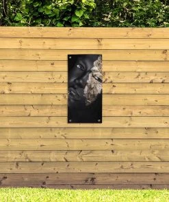 MuchoWow Outdoor-Poster 40x80 Frau - Gold - -Gartenaccessoires Verkäufe 2022 81061830152c43469c5883bfab2865b4