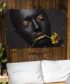 MuchoWow Outdoor-Poster 120x80 Frau - Kupfer - -Gartenaccessoires Verkäufe 2022 820fde85721a48488369044c937ae379