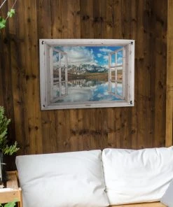 MuchoWow Outdoor-Poster 80x60 Aussicht - Berg -Gartenaccessoires Verkäufe 2022 8213571f07e148cea0692910b50f9e9a