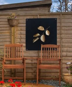 MuchoWow Outdoor-Poster 50x50 Blätter - Zweig -Gartenaccessoires Verkäufe 2022 82969dfca6c44f6484c395dc4a8b2b9a