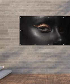 MuchoWow Outdoor-Poster 160x80 Frau - Make-up -Gartenaccessoires Verkäufe 2022 82b4fa78bfa546d4ad34ebfe972ff56e