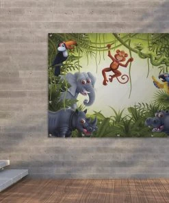 MuchoWow Outdoor-Poster 160x120 Illustration - -Gartenaccessoires Verkäufe 2022 82b6ee65d4d946d78abc2d90c8bdcd01