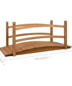 VidaXL Gartenbrücke - vidaXL Gartenbrücke 140x60x60 cm Massivholz Tanne -Gartenaccessoires Verkäufe 2022 8369de84ab09439fb430a2cbc905425d