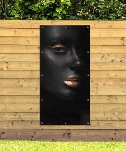 MuchoWow Outdoor-Poster 100x200 Frau - Make-up -Gartenaccessoires Verkäufe 2022 83a742b147f04fab87b453728c9f5c1e