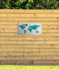 MuchoWow Outdoor-Poster 80x40 Weltkarten - -Gartenaccessoires Verkäufe 2022 83ad187451e645dcb694a58983dc6d3f