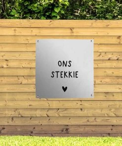 MuchoWow Outdoor-Poster 100x100 Unsere Nische -Gartenaccessoires Verkäufe 2022 83c470befb644d54beda2d742341cfae