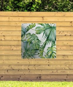 MuchoWow Outdoor-Poster 100x100 Monstera - -Gartenaccessoires Verkäufe 2022 8536fbc5bc7f4233972cbda006074768