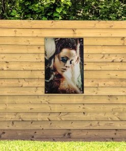 MuchoWow Outdoor-Poster 60x90 Frau - Gold - -Gartenaccessoires Verkäufe 2022 854e4f4f9763454c8f9322614c49b647