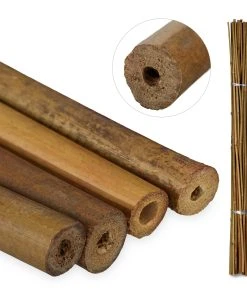 Relaxdays 25x Bambusstäbe 90 cm