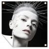 MuchoWow Outdoor-Poster 50x50 Frau - Schwarz - -Gartenaccessoires Verkäufe 2022 8722793bd00548198614934fb83ce538.cropped 128 141 640 637.processed 2