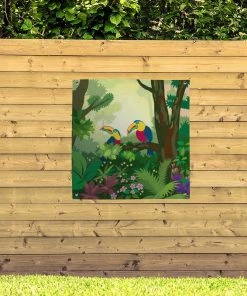 MuchoWow Outdoor-Poster 100x100 Tukan - -Gartenaccessoires Verkäufe 2022 87a7f284c22145c7ae3142f74208f09c