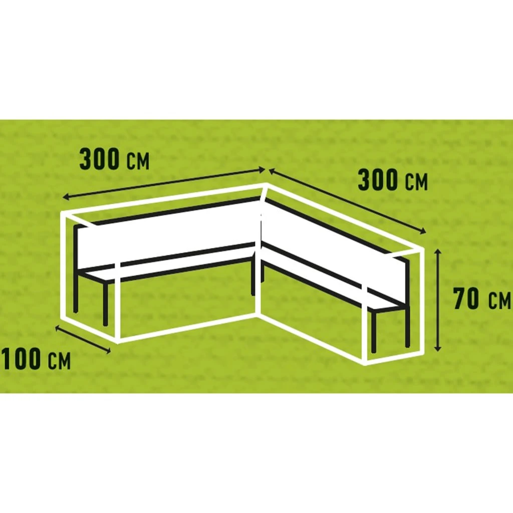 Madison Gartenmöbel-Abdeckung - Madison Loungemöbel-Abdeckung 300x300x70 cm Links 4 Madison Gartenmöbel-Abdeckung - Madison Loungemöbel-Abdeckung 300x300x70 cm Links – Bild 2