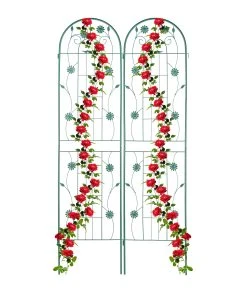 Relaxdays Rankgitter im 2er Set 200 cm
